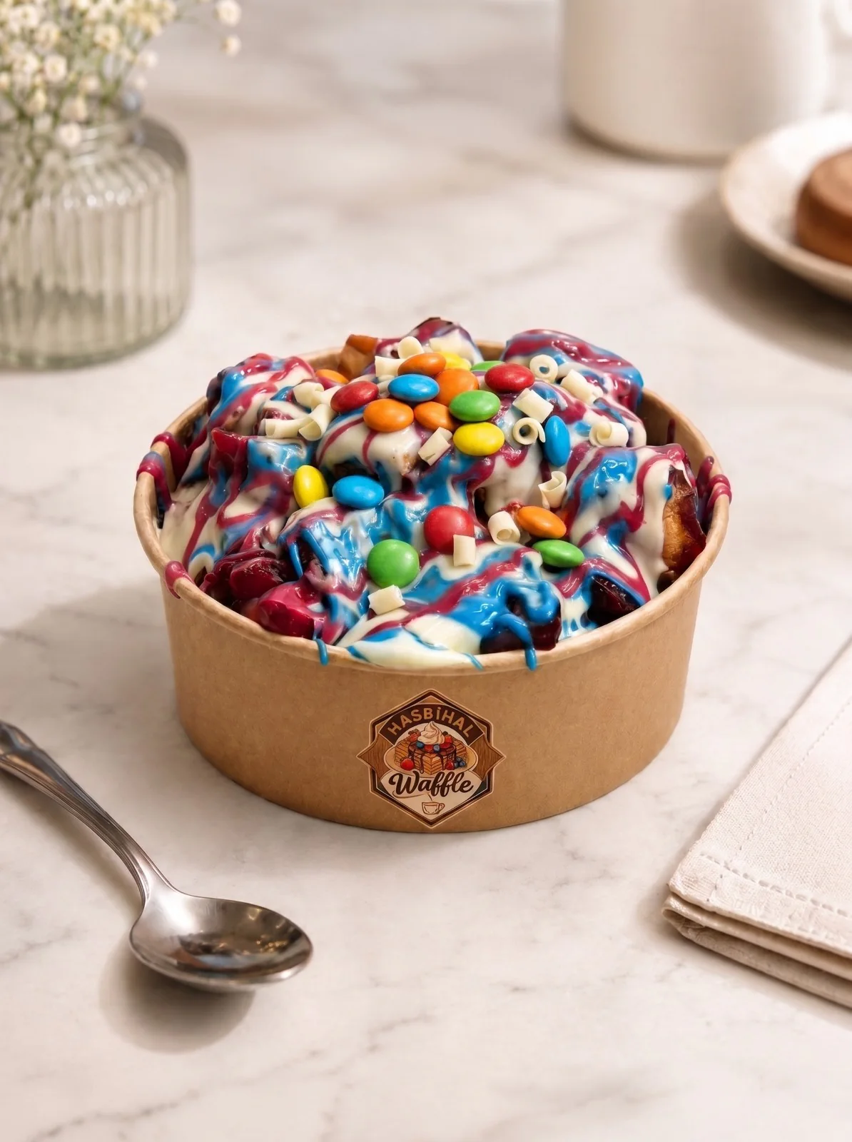 Hasbihal Waffle Double Bubble Waffle